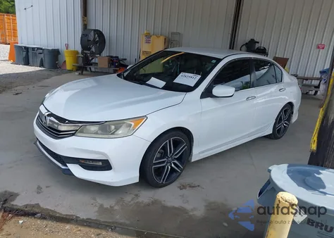 2016 Honda Accord Sport from USA, damaged, VIN 1HGCR2F58GA039989